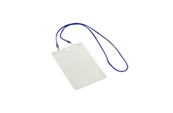 Porta credencial con colgador