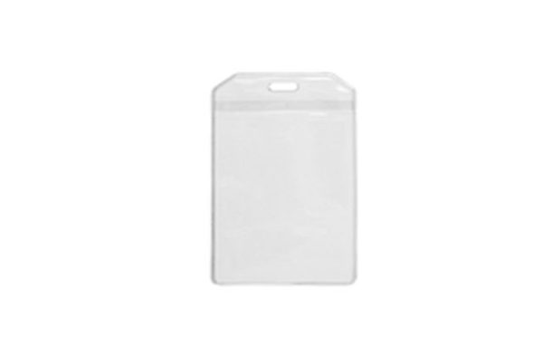Porta credencial PVC Clear