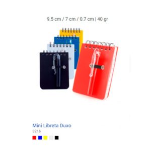 Mini libreta Duxo