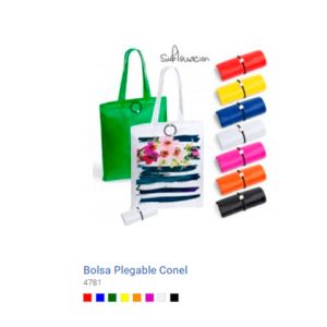 Bolsa plegable conel