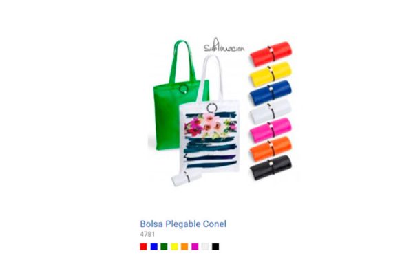 Bolsa plegable conel